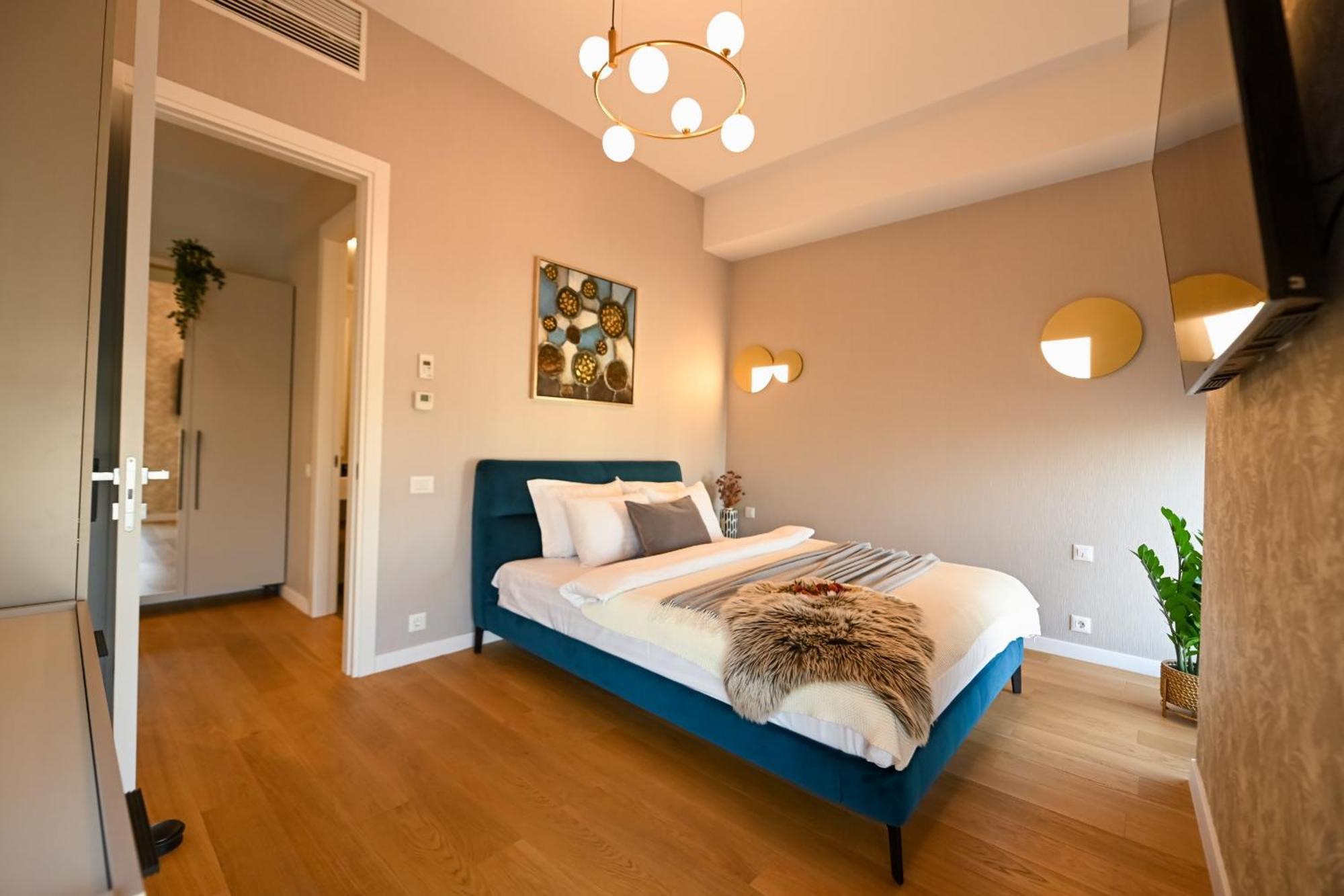 One Verdi Park Exclusive Apartments - Panoramic View & Private Parking Bucarest Habitación foto